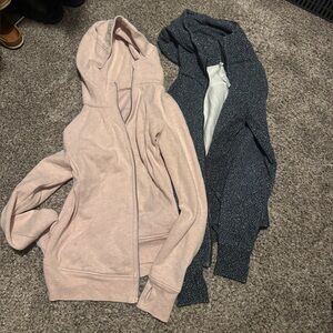 2 Lululemon full zip scuba jacket